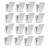 16 Pcs Hurricane Window Clips with Serrated Sections Reusable High Strength 1/2 Inch Storm Window Protection Panel Clamps with Installation Accessories Hurricane Shutter Hardware