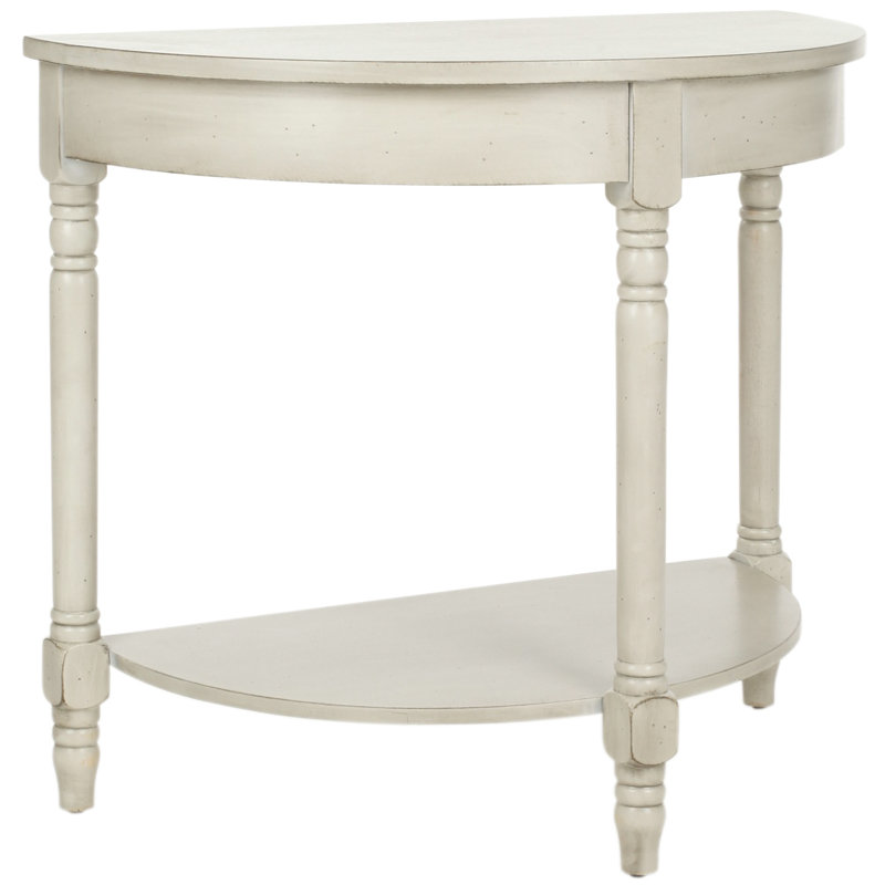 Console en bois massif 30 po Graer, Blanc