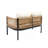 Multi-Person Outdoor Sofa Combination With A Table, Suitable For Garden, Backyard And Balconies-1894809406
