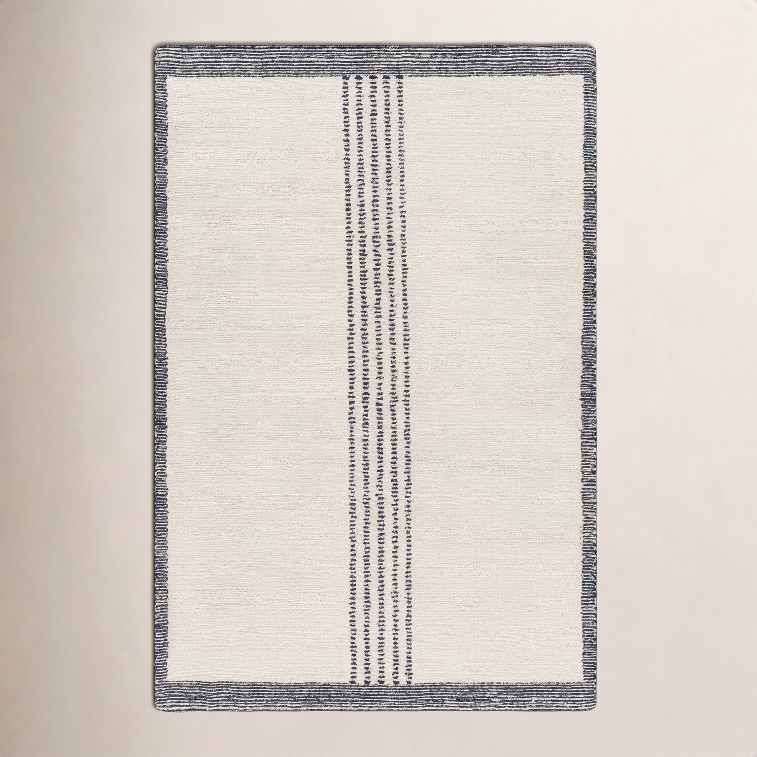 Kela Hand-Woven Striped Rug, Rectangle 9' x 12'