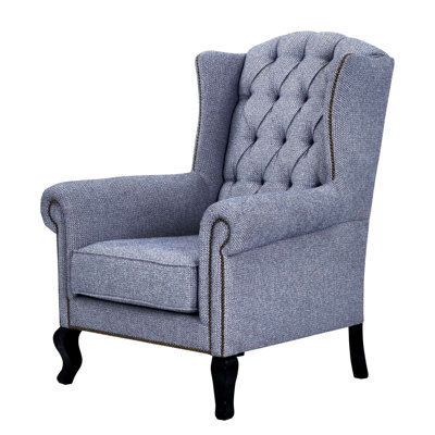 Woolsey Upholstered Chenille Wingback Chair