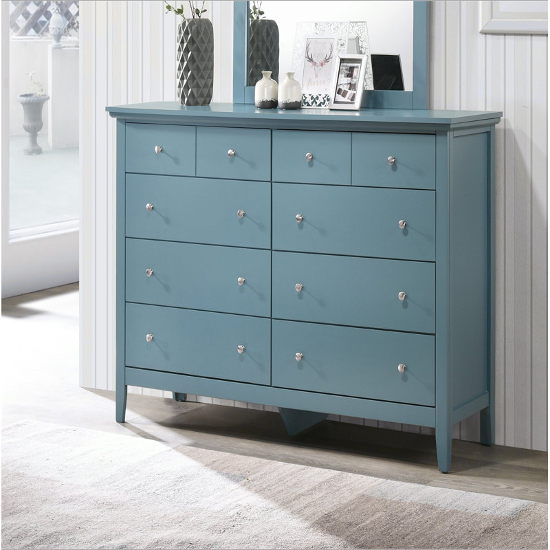 Commode élégante élégante sarcelle pour toute pièce, Sarcelle