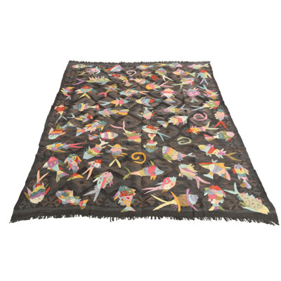 Odell Dark Brown Rug