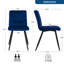 Leann Tufted Velvet Upholstered Back Side Chair-739582756