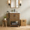 Radstock 24'' Single Bathroom Vanity with Ceramic Top
