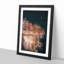 Boat in an Italian Port in Abstract - Picture Frame Painting Print-55679559-55679563