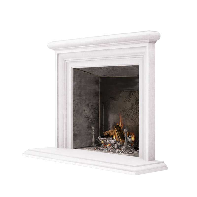 Sonoma Fireplace Surround, Smooth White