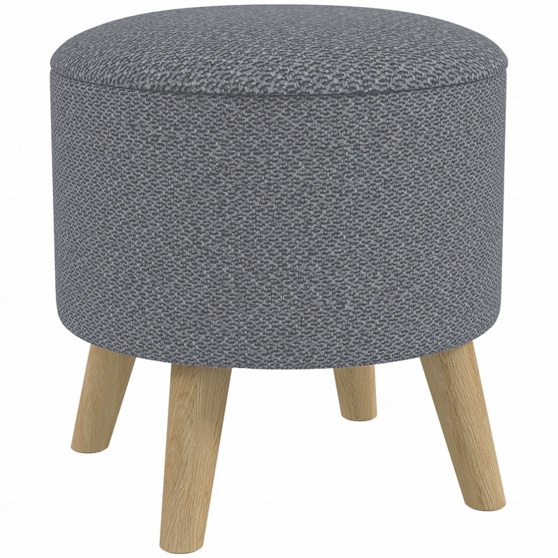 Repose-pieds rond avec repose-pieds et tabouret