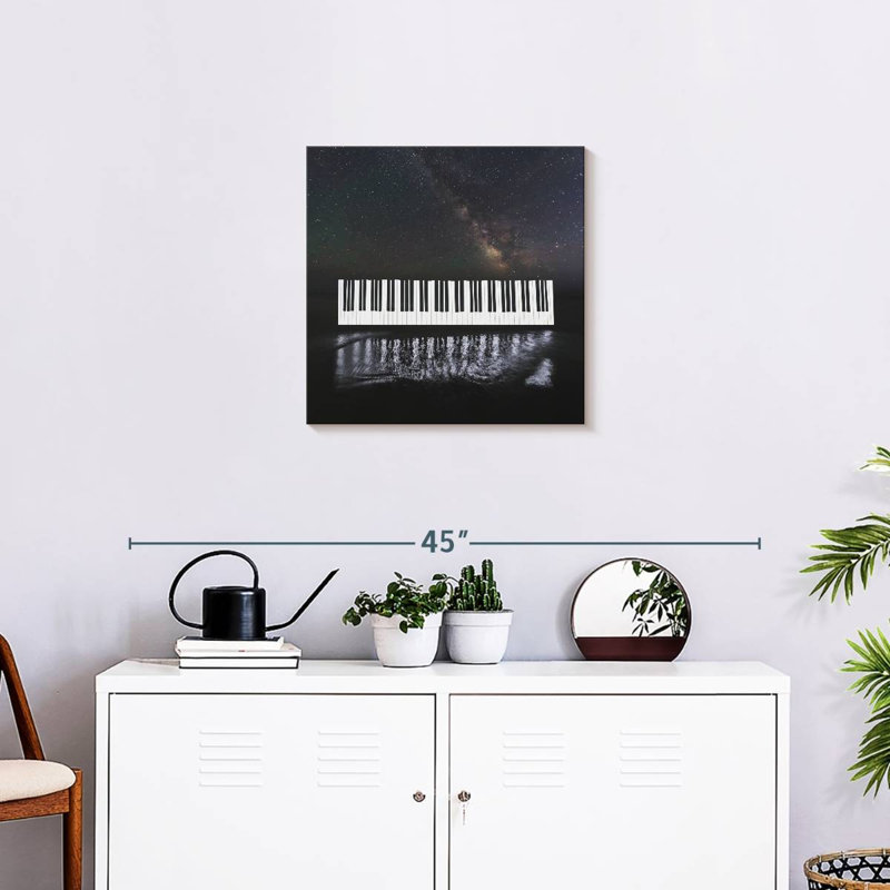 Abarca Piano Under Milky Way, H 20 po x l 20 po