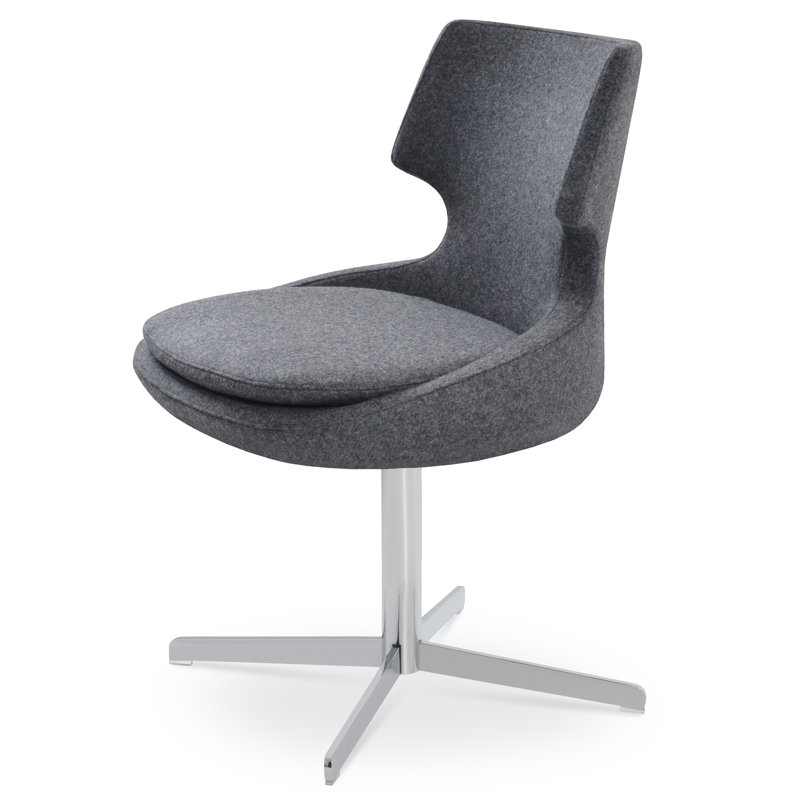 Patara Metal Wing Back Side Chair, Turquoise