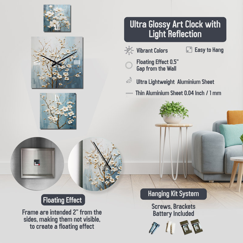 Chillcott Metal Wall Clock