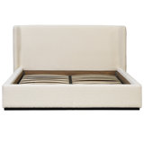Tobias Upholstered Platform Bed, Olive, East King