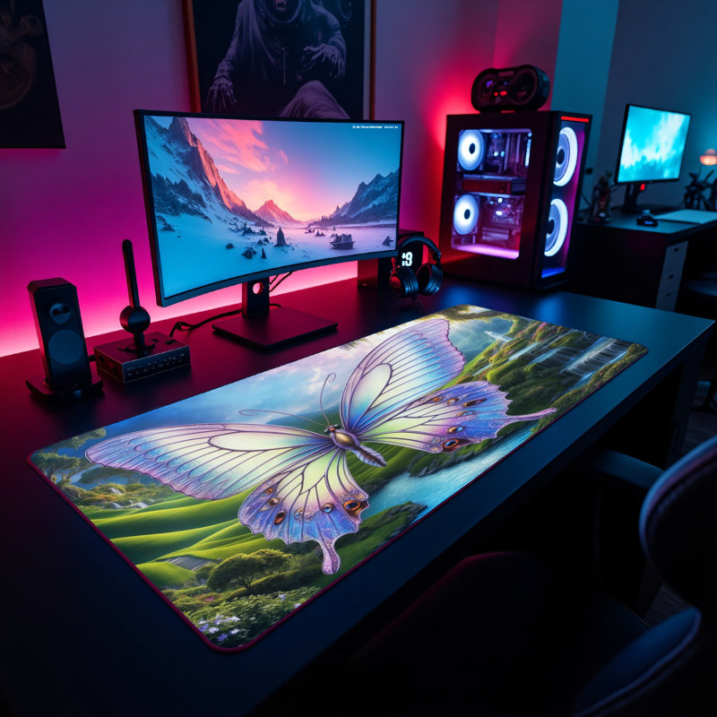 Polyester Desk Pad, 23.6x13.8