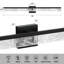 Tramal 39" Modern Dimmable LED Bath Bar, Smoked Acrylic Shade, Aluminum Light Fixture-854649377