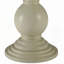 Table d'appoint blanc antique avec base piédestal