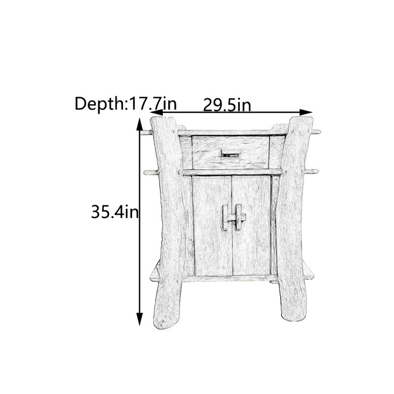 Solid Wood Console Table
