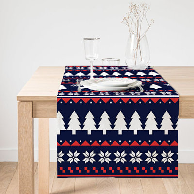Chemin de table de Noël et des Fêtes, idéal pour la décoration des Fêtes
