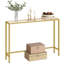 Sheraden 100cm Glass Top Console Table
