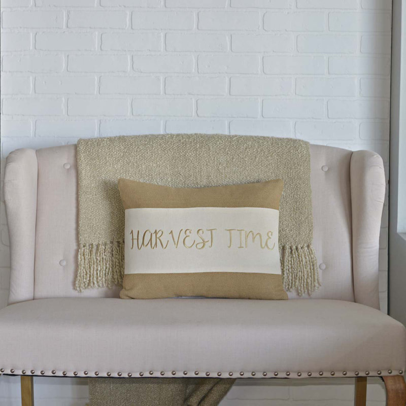 Housse et insert de coussin rectangulaire en coton Festive Finds