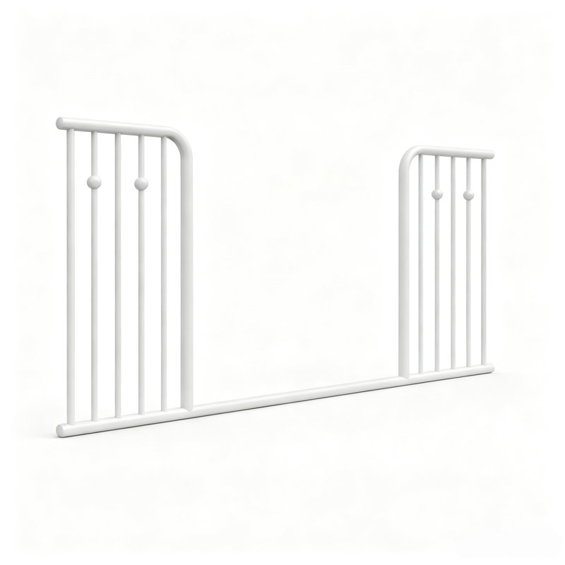 Barrière de lit en métal pour tout-petit, White
