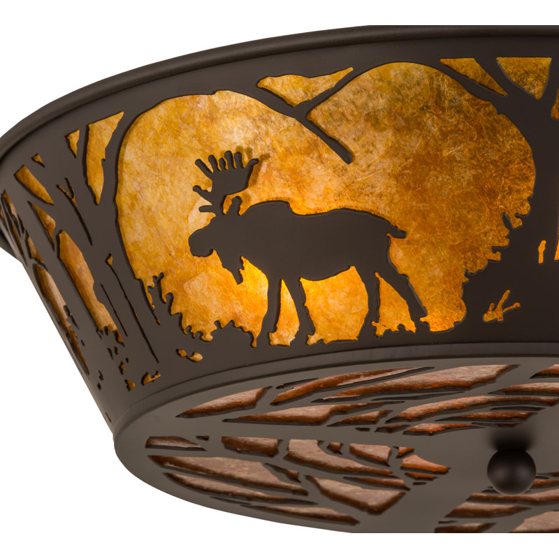 Sabrine Glass Flush Mount