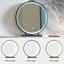Coiffeuse avec miroir lumineux, 8 tiroirs, 1 chaise