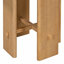 Ensemble de table de salle à manger 5 pièces pour salle à manger de style campagne minimaliste avec 4 chaises rembourrées en bois massif et naturel (naturel) TREXM-891764597-891764598
