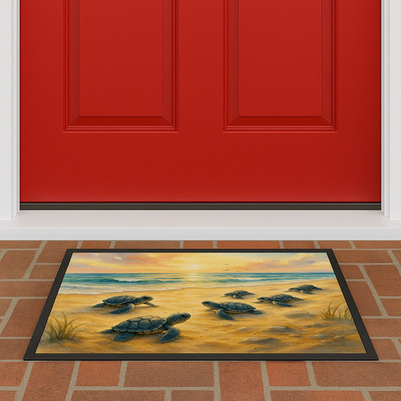 Paillasson Tortue, L 18 po x L 27 po