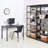 Harry Contemporary Wood And Metal Computer Desk In Black And Rustic Gray-1585831525