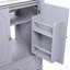 Ensemble de meuble-lavabo 60 po avec lavabo double 60 po, 2 armoires avec porte et 2 tiroirs-518483306