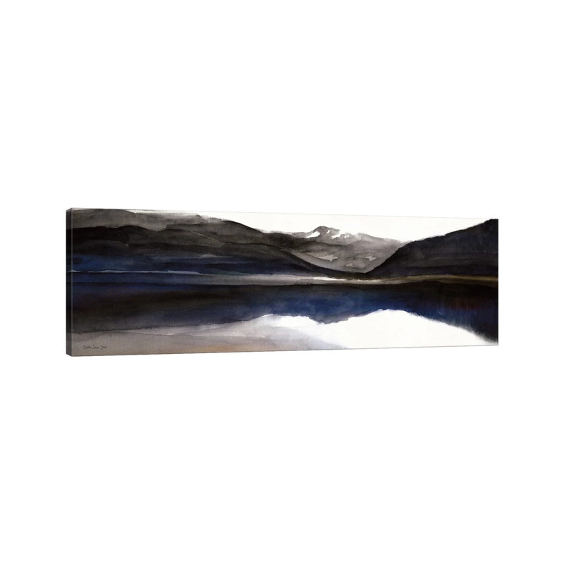Reflection Lake I by Stellar Design Studio - Panoramic Painting on Canvas, Wrapped Canvas, 182.88 cm H x 60.96 cm W