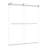 64" W x 76" H Bypass Frameless Shower Door-87849794