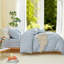 Ensemble de housse de couette à rayures 100% coton lavé DONEUS, ensemble de literie texturé 3 pièces avec fermeture à glissière-121384187-121384197