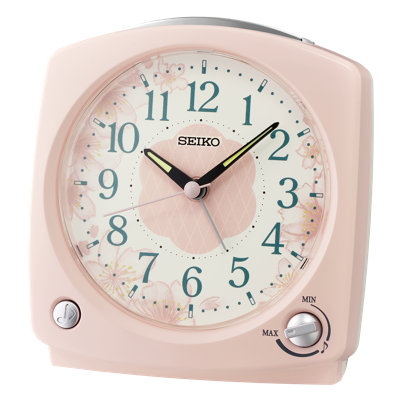 QHP012PLH Modern Alarm Clock, Pink