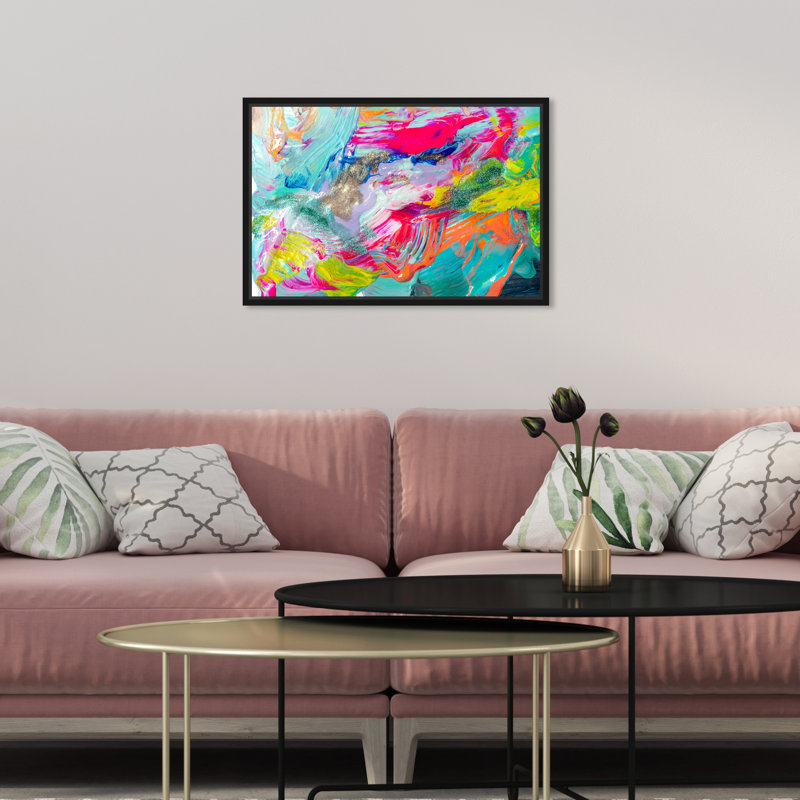 «Show Me Love», reproduction d'art sur toile, H 10 po x l 15 po, Picture Framed Canvas, Noir