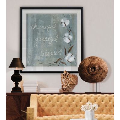 Reproduction d’art textuel thankful