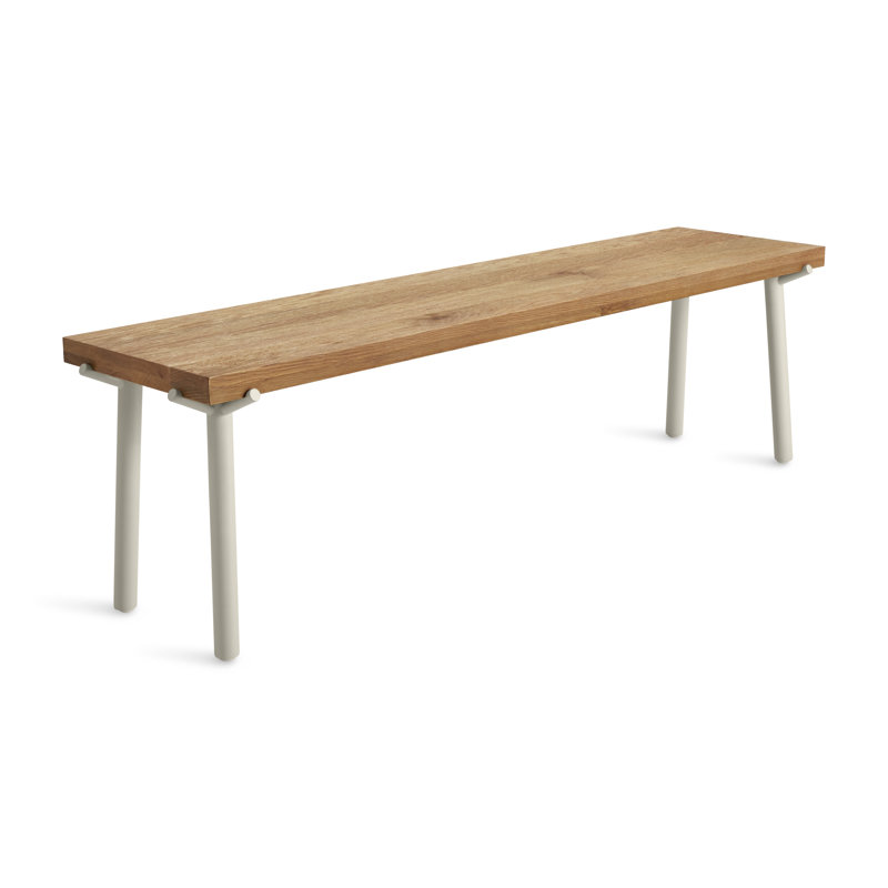 Branch Dining Bench, Oak, White