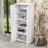 Modern Wooden Bathroom Storage Cabinet with Adjustable Shelves, Anti-Tipping Design and Ample Storage-1222047559