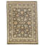 Hand Knotted Wool Area Rug in Black