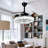 Hamite Colorful remote control ceiling fan with Bluetooth and speaker music