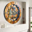 Solid Wood Wall Clock-1923536174