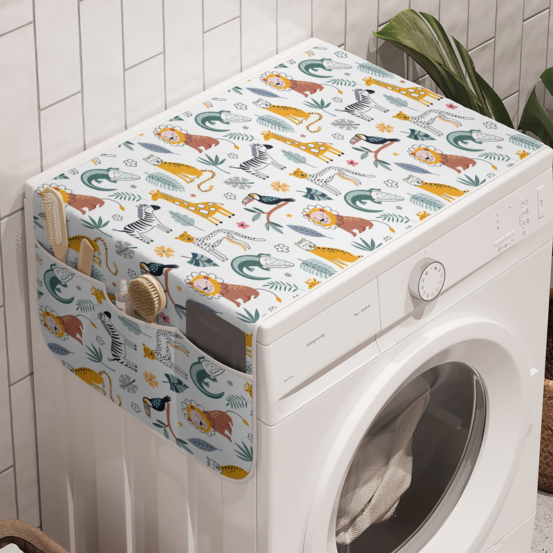 Machine à laver East Urban Home Leopard