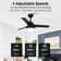 Vaczon 42" 3 - Blade Modern Ceiling Fan with Light Kit and Pull Chain