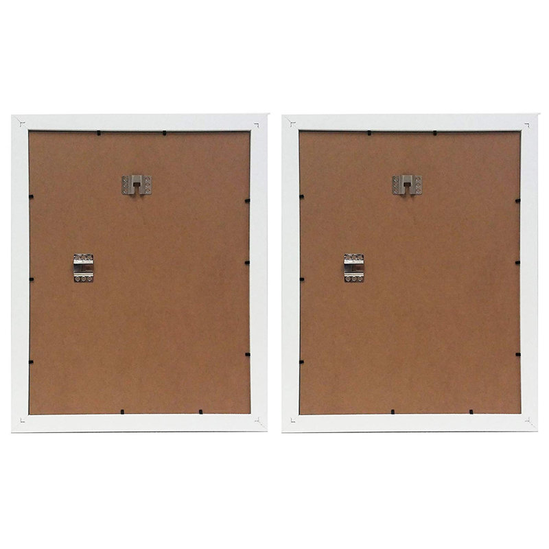 Cadre photo lisse chic, Blanc