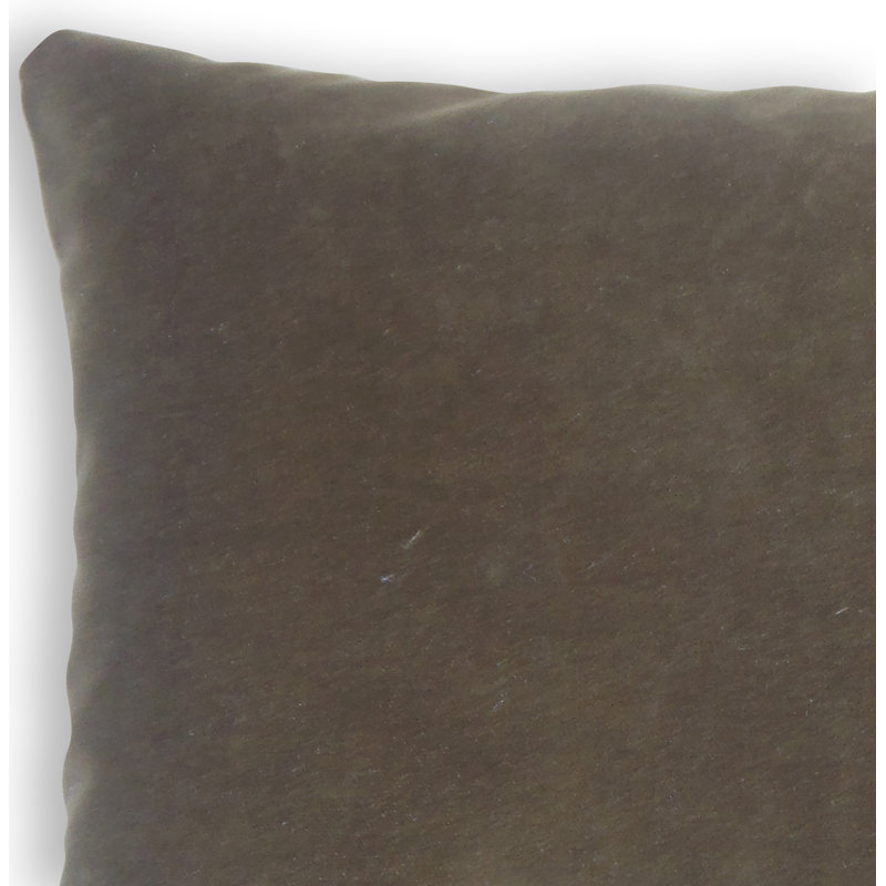 Calyse Reversible Throw Pillow, Height(22") x Width(22"), Bark