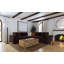 Tenchi 6-piece Upholstered Modular Sectional Chocolate-98386881