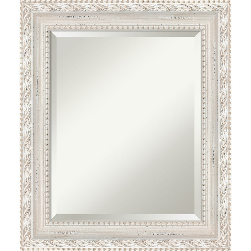 Ander Solid Wood Rectangle Wall Mirror, 25.5" x 21.5"