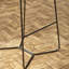 Anaysia Upholstered Counter Stool with Metal Frame