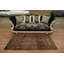 Tapis de couloir rétro en laine à motif floral 3 x 7