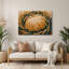 «Farm Wheat Stalk Frame», art mural en métal brun-1801528917